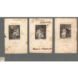 Oeuvres de Beaumarchais. La mère coupable. Le mariage de Figaro. Le Barbier de Séville. Illustrations.