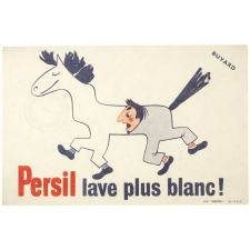 Buvard publicitaire. Persil lave plus blanc!
