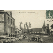 Fallencourt - L'Eglise et l'Ecole.