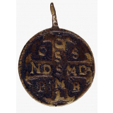 Médaille d'exorcisme dite de saint Benoît. 
