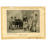 Dictée au tableau.