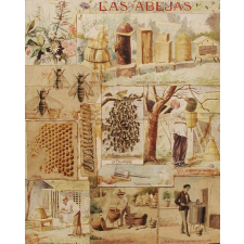 Tableau mural. Las abejas.