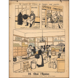 Tableaux muraux. 34 Leçons de Choses en Images sans paroles. 13- Le repas en famille. 14- Chez l'Épicier.
