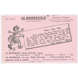 Buvard publicitaire. La Bourboule (Auvergne). Concours de vacances. 