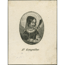 Image religieuse. Ste Geneviève.