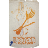 Buvard publicitaire. Pâtes alimentaires Sopali.