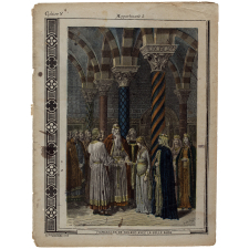 Fiançailles de Roland avec la belle Aude - La chevalerie.