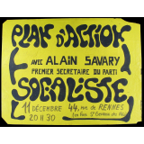 Plan d'action socialiste avec Alain Savary premier secrétaire du parti.