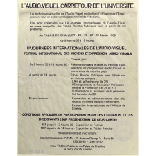 L'Audio-visuel, carrefour de l'Université.