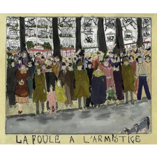 La Foule à l'Armistice 1938.
