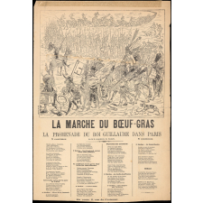 La marche du Boeuf-gras et la promenade du roi Guillaume dans Paris. Air de la complainte de Fualdès.