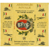 Papier d'emballage de bonbon à texte patriotique. 