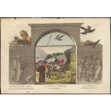 Illustration pour le Fablier en estampes. 