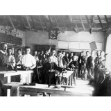 Atelier d'ajustage de l'EPS d'Aubenas. 