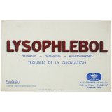 Buvard publicitaire. Lisophlébol.