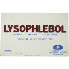 Buvard publicitaire. Lisophlébol.