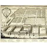 Vue et perspective du College Royal de La Flèche en Anjou, fondé et donné par Henry le Grand, Roy de France et de Navare aux RR PP Jésuites.