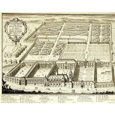 Vue et perspective du College Royal de La Flèche en Anjou, fondé et donné par Henry le Grand, Roy de France et de Navare aux RR PP Jésuites.