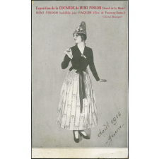 Exposition de la Cocarde de Mimi Pinson (Stand de la Mode) - Mimi Pinson habillée par Paquin (Cire de Fournery-Sestac) - Août 1916 - guerre…