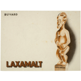 Buvard publicitaire. Laxamalt.