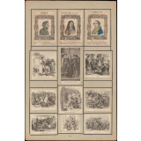Portraits des rois de France. Henri II. Louis XIII. Louis XVI.
