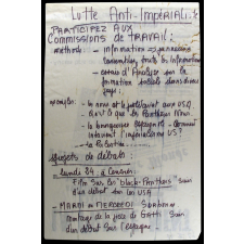 Lutte Anti-Impérialiste - Participez aux Commissions de travail.