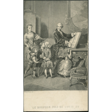 Le Dauphin fils de Louis XV et ses enfants.