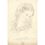 Portrait de femme. Modèle. 
