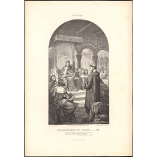 Charlemagne et Alcuin. 787.