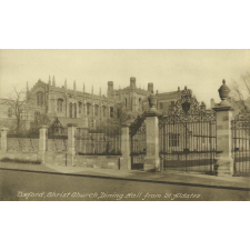 Oxford - Christ Church - Dining Hall from St-Aldates.