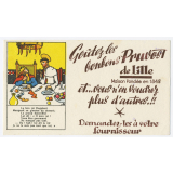Buvard publicitaire. Le bon roi Dagobert. Bonbons Pruvost.