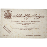 Buvard publicitaire. Archives Généalogiques. Pelletier, Pecquet & Andriveau. 