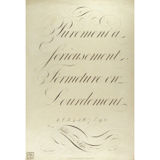 Modèle d'écriture.