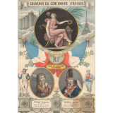 Souvenir du centenaire 1789-1889. Gloire aux jeunes héros de la République. Viala Agricola. Barra Joseph.