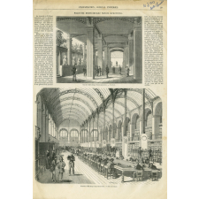 Nouvelle bibliothèque Sainte-Geneviève. Vestibule. Salle de lecture.