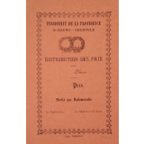Ex-praemio . Pensionnat de la Providence St Bruno - Grenoble.