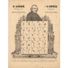 A l'Abbé de l'Epée, Fondateur des Instituteurs et Créateur de l'Education des Sourds-muets de France. Paris.
