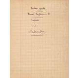 Cahier de puériculture.