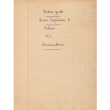 Cahier de puériculture.