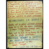 Meeting-débat de soutien au peuple palestinien.