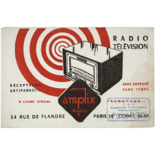 Buvard publicitaire. Power Tone. Le Poste le plus musical du Monde.