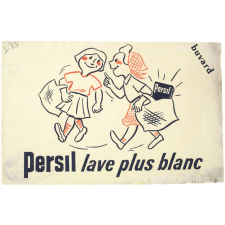 Buvard publicitaire. Persil lave plus blanc.