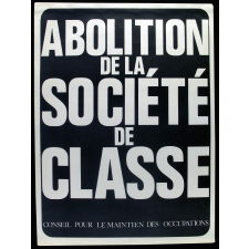 Abolition de la société de classe.