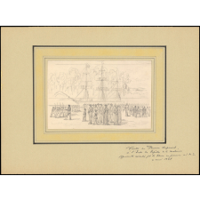 Visite du Prince Impérial à l'Ecole des Pupilles de la Marine. Mouvements exécutés par les élèves en présence de sa Majesté Impériale le 2 mai 1868.