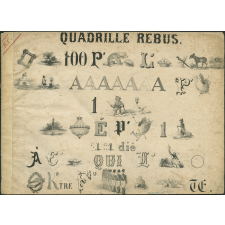 Quadrille rebus.