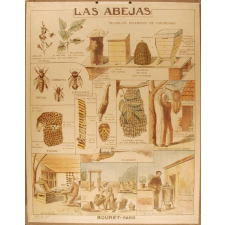 Tableau mural. Las abejas.