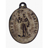 Médaille d'exorcisme dite de saint Benoît. 
