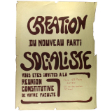 Création du nouveau Parti Socialiste - Vous êtes invités à la réunion constitutive de votre Faculté.