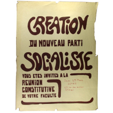 Création du nouveau Parti Socialiste - Vous êtes invités à la réunion constitutive de votre Faculté.