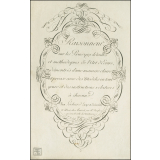 Modèle d'écriture. 